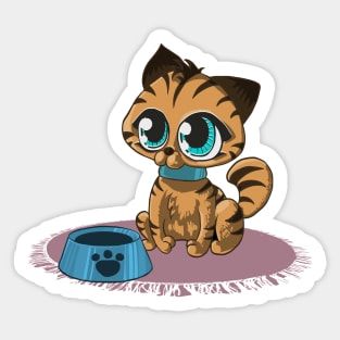 cat cartoon Sticker